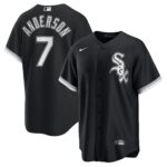 Men's Chicago White Sox Tim Anderson  Black Alternate Replica Player Jersey