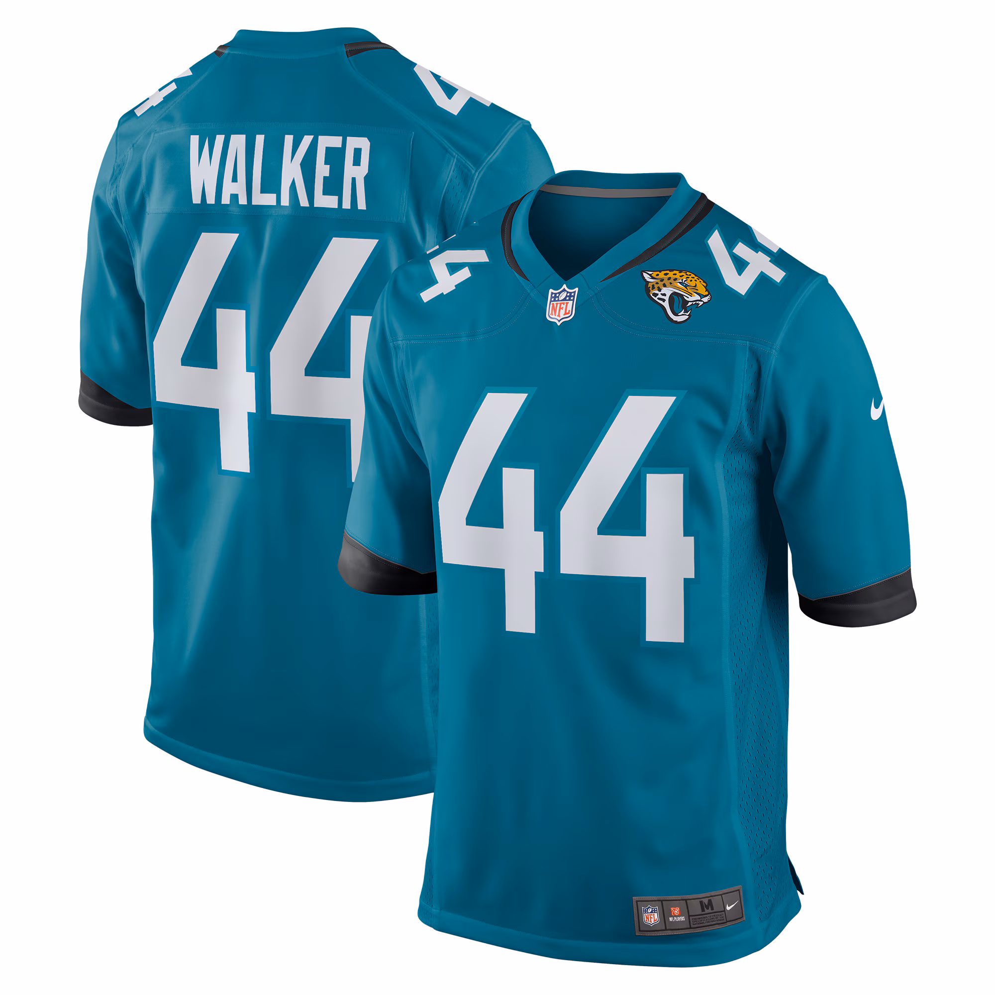 Travon Walker #44 Jacksonville Jaguars Player Game Jersey - Teal