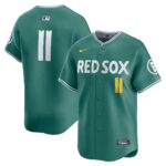 Men's Boston Red Sox #11 Rafael Devers  Green 2025 City Connect Player Jersey