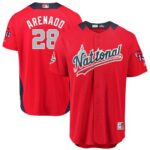 Colorado Rockies #28 Nolan Arenado Red 2018 All-Star National League Stitched Jersey