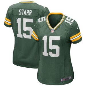 Bart Starr Green Bay Packers Women's Game Retired Player Jersey - Green