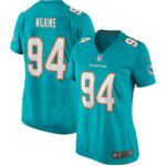 Christian Wilkins Miami Dolphins  Women's Game Jersey - Aqua