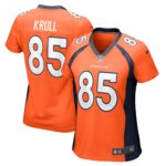 Lucas Krull Denver Broncos Women's Team Game Jersey -  Orange
