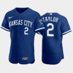 Men's Michael A. Taylor #2 Kansas City Royals 2022 Blue Jersey