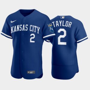 Men's Michael A. Taylor #2 Kansas City Royals 2022 Blue Jersey