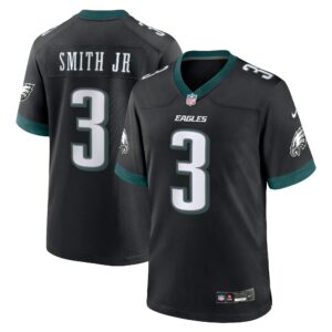 Nolan Smith #3 Philadelphia Eagles Alternate Game Jersey - Black