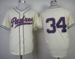 San Diego Padres #34 Rollie Fingers Cream 1948 Turn Back The Clock Stitched Jersey