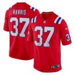 Damien Harris New England Patriots  Alternate Game Jersey - Red