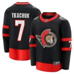 Brady Tkachuk Ottawa Senators 2020/21 Home Premier Breakaway Player Jersey - Black