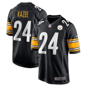 Damontae Kazee Pittsburgh Steelers  Game Player Jersey - Black
