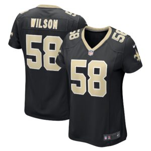 Eric Wilson New Orleans Saints Women's Game Player Jersey - Black