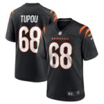 Josh Tupou Cincinnati Bengals Game Player Jersey - Black