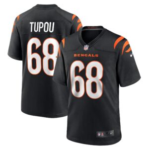 Josh Tupou Cincinnati Bengals Game Player Jersey - Black