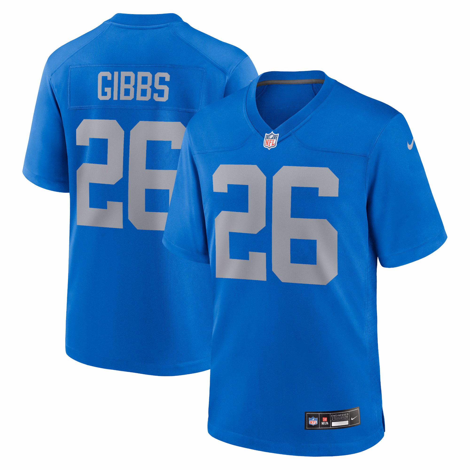 Jahmyr Gibbs Detroit Lions Alternate Game Jersey -  Blue