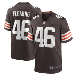 Don Fleming Cleveland Browns Retired Player Jersey - Brown