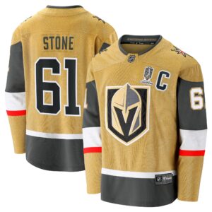 Mark Stone Vegas Golden Knights 2023 Stanley Cup Champions Home Breakaway Player Jersey - Gold