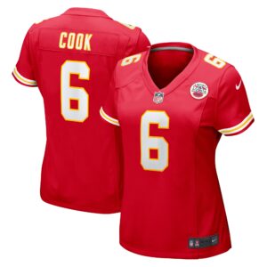 Bryan Cook Kansas City Chiefs  Women's Game Player Jersey - Red