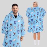 Pattern J.A 17 Buffalo Football Unisex Blanket Hoodie