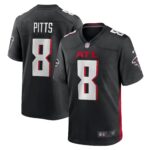 Atlanta Falcons Kyle Pitts Black Game Jersey