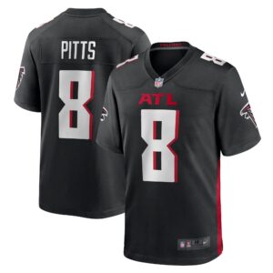 Atlanta Falcons Kyle Pitts Black Game Jersey