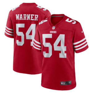 Fred Warner San Francisco 49ers Women's Team Game Player Jersey - Scarlet