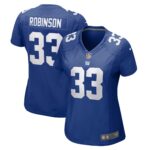 Aaron Robinson New York Giants Women's Game Player Jersey - Royal