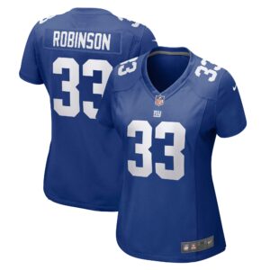 Aaron Robinson New York Giants Women's Game Player Jersey - Royal