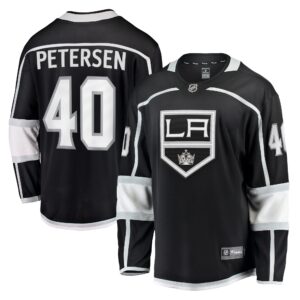 Cal Petersen Los Angeles Kings Home Breakaway Player Jersey - Black