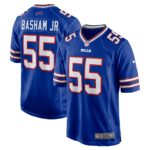 Boogie Basham Buffalo Bills  Game Jersey - Royal