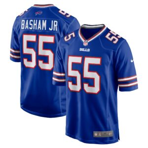 Boogie Basham Buffalo Bills  Game Jersey - Royal