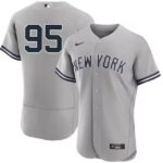 Men's Oswaldo Cabrera #95 New York Yankees Road Player  Flex Base Jersey