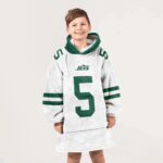 Kid G.W 5 New York J Football Unisex Blanket Hoodie