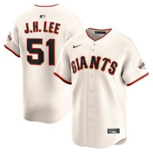 Men's San Francisco Giants Jung Hoo Lee #51 Cream Home Limited Player Jersey