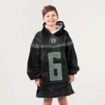 Kid N.W 6 Oregon Football Unisex Blanket Hoodie
