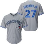 Toronto Blue Jays #27 Vladimir Guerrero Jr. Grey New Cool Base Stitched Jersey