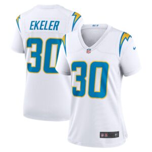 Austin Ekeler Los Angeles Chargers  Women's Game Jersey - White