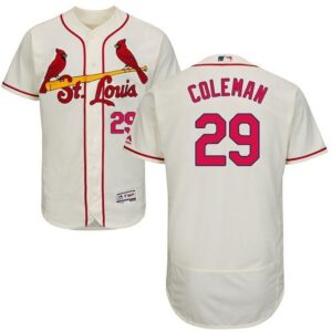 St. Louis Cardinals #29 Vince Coleman Cream Flexbase Collection Stitched Jersey