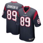 Johnny Johnson III Houston Texans  Game Player Jersey - Navy