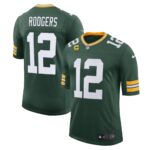 Aaron Rodgers Green Bay Packers  Captain Vapor Limited Jersey - Green