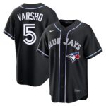 Daulton Varsho #5 Toronto Blue Jays Fashion Replica Out Jersey - Black