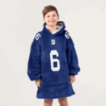 Kid J.D 6 New York G Football Unisex Blanket Hoodie