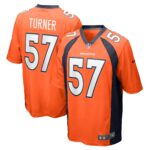 Billy Turner Denver Broncos  Game Player Jersey - Orange