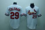 Mitchell And Ness St. Louis Cardinals #29 Vince Coleman Stitched White Throwback Jersey