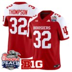 Anthony Thompson #32 Ndiana Hoosiers IH 2026 Peach Bowl Vapor Limited Jersey - All Stitched