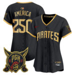 Women's America #250 Pittsburgh Pirates 2026 City Connect Vapor Premier Limited Jersey - Black