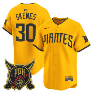 Paul Skenes #30 Pittsburgh Pirates 2026 City Connect Vapor Premier Limited Jersey - All Stitched