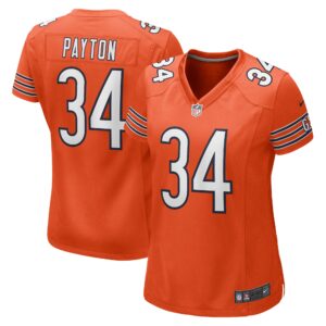 Walter Payton Chicago Bears Women's Retired Player Jersey - Orange