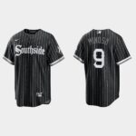 Men's Chicago White Sox #9 Minnie Minoso Black 2021 City Connect Cool Base Jersey