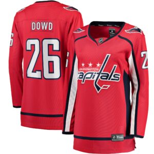 Nic Dowd Washington Capitals Women's Home Breakaway Player Jersey - Red