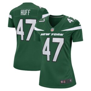 Bryce Huff New York Jets  Women's Game Jersey - Gotham Green